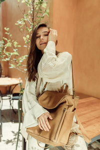 Mochila Alforja Caramelo