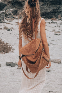 Mochila Alforja Caramelo